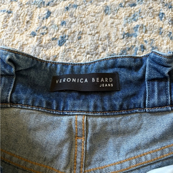 Veronica Beard Nori Extra High Rise Paper Bag Short Size 27 - Picture 5 of 7